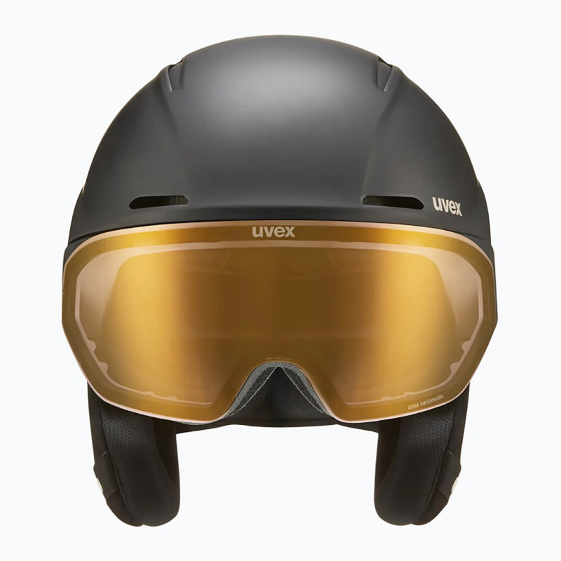Casco de esquí UVEX Ultimate Horizon MIPS, negro mate