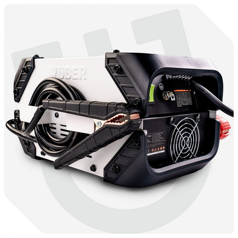 Cargador automático de batería de coche Wuber W14015 con arranque asistido, 110 A