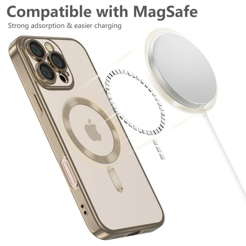 Funda MagFlex MagSafe Tech-Protect para Apple iPhone 16 Pro Max, dorada