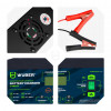 Cargador de batería con microprocesador Wuber W14017, 6-12 V, 15 A
