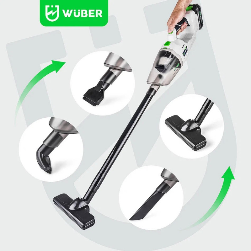 Aspirador sin cable Wuber W04666, 20 V