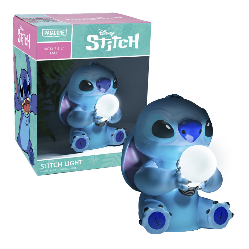 Paladone PP9652LS Lilo & Stitch Stitch Light, luz nocturna con iluminación ambiental