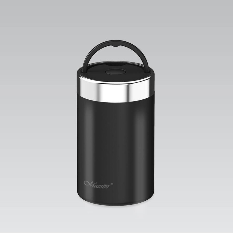 Termo de comida Maestro MR-1649-50-BLACK, 500 ml, negro