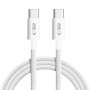 Cable USB-C / USB-C Tech-Protect Ultraboost Lite PD60W/3A 200 cm, gris claro