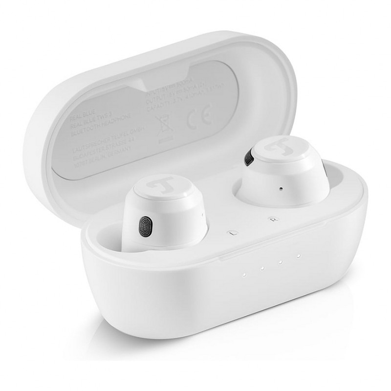 Auriculares Bluetooth in-ear true wireless Teufel REAL BLUE TWS 3, blanco puro