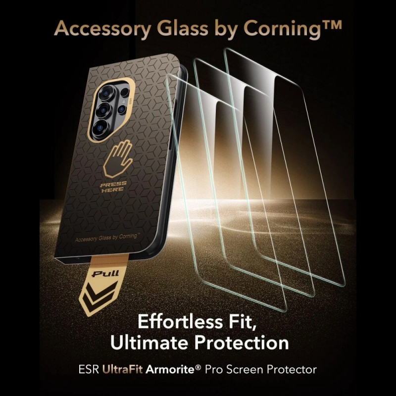ESR UltraFit Armorite Pro Vidrio Templado para Samsung Galaxy S26 Ultra, Transparente