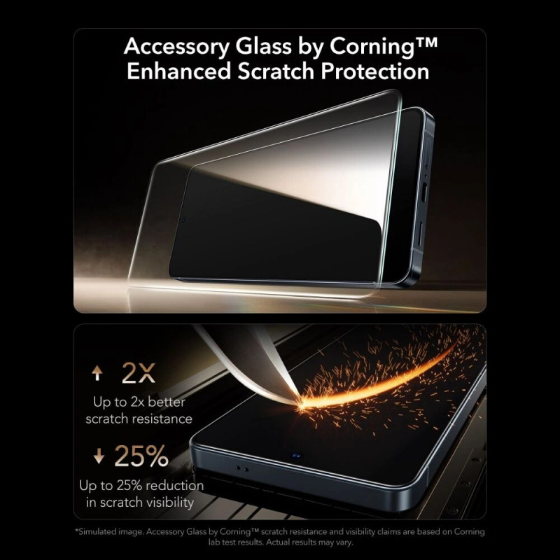 ESR UltraFit Armorite Pro Vidrio Templado para Samsung Galaxy S26 Ultra, Transparente