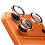 Protector de cámara ESR Armorite para Apple iPhone 14 Pro / Max / 15 Pro / Max / 16 Pro / Max / 17 Pro / Max, naranja