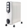 Radiador de aceite Adler AD 7818, 2500 W, 3 niveles de potencia, 13 aletas, blanco
