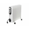 Radiador de aceite Adler AD 7818, 2500 W, 3 niveles de potencia, 13 aletas, blanco