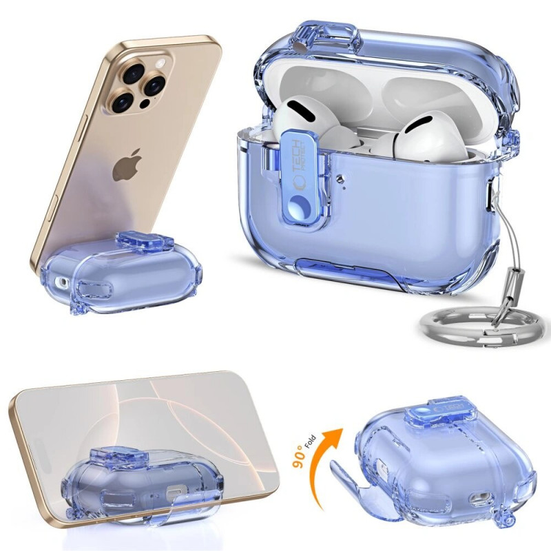Funda para estuche de carga Tech-Protect Bounce Pro para Apple AirPods Pro 3, rosa