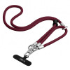 Conjunto de cordón para teléfono Tech-Protect C10S Rope para bandolera y muñeca, granate/titanio