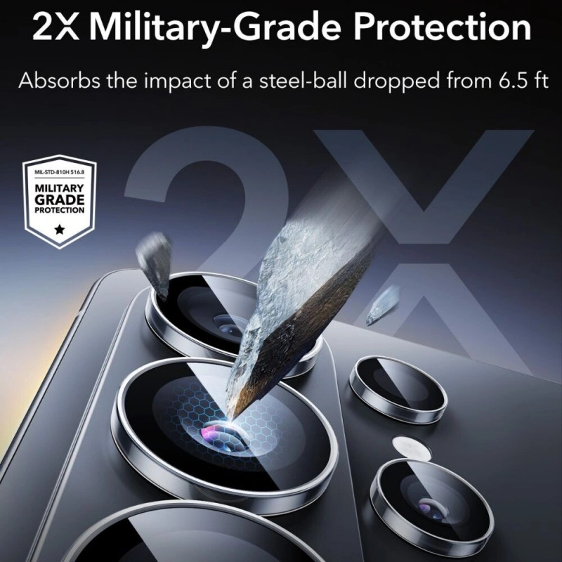 Protector de cámara ESR Armorite para Samsung Galaxy S26 Ultra, transparente