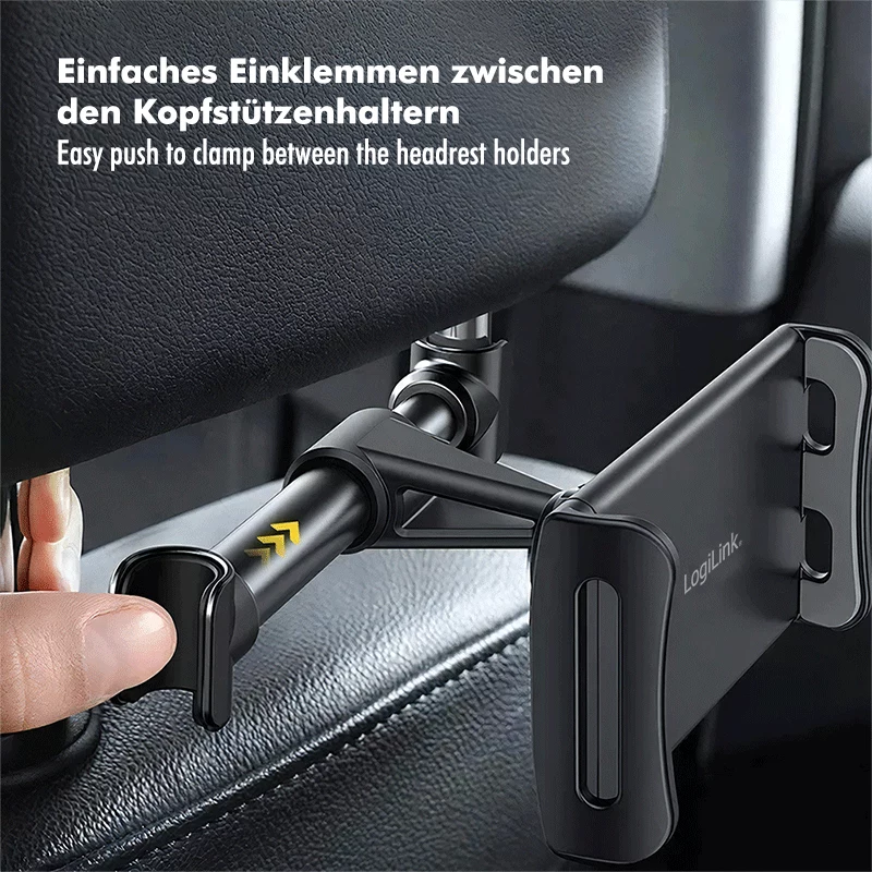 Soporte de coche para asiento trasero LogiLink AA0200 para smartphone y tablet, 4.7-15