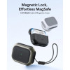 Funda ESR Orbit HaloLock MagSafe para Apple AirPods Pro 3, titanio
