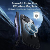 Funda ESR Classic Hybrid MagSafe con cristal templado para Apple iPhone 17, transparente/negro