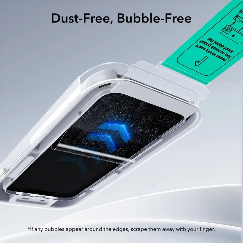 ESR UltraFit Vidrio Templado para Apple iPhone 16 Pro / 17, Transparente (2 uds.) (ESR922)