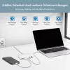 Cargador de sobremesa LogiLink PA0418 USB-A/C, 100 W, GaN, 6 puertos, 2x USB-A (QC), 4x USB-C (PD), blanco