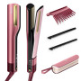 Shark HT401EUPK SilkiPro Straight alisador y secador de pelo, 1000 W, 2,4 m, rosa