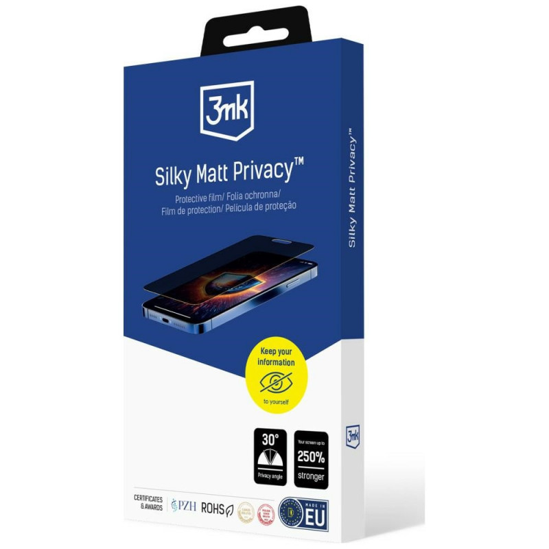 Película de privacidad mate 3MK Silky Matt Privacy para Apple iPhone 18 Pro Max