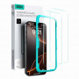 Protector de cristal templado ESR para Apple iPhone 16, transparente (2 uds.)