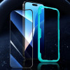 Protector de cristal templado ESR para Apple iPhone 16, transparente (2 uds.)