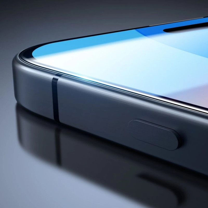 Protector de cristal templado ESR para Apple iPhone 16, transparente (2 uds.)