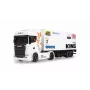 Amewi Mini-Scania 730 S con remolque de caja 1:64 RTR, blanco (22784)