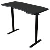 Escritorio gaming Nitro Concepts D16E NC-GP-DK-008, negro carbono, 1600x800, con altura ajustable eléctricamente