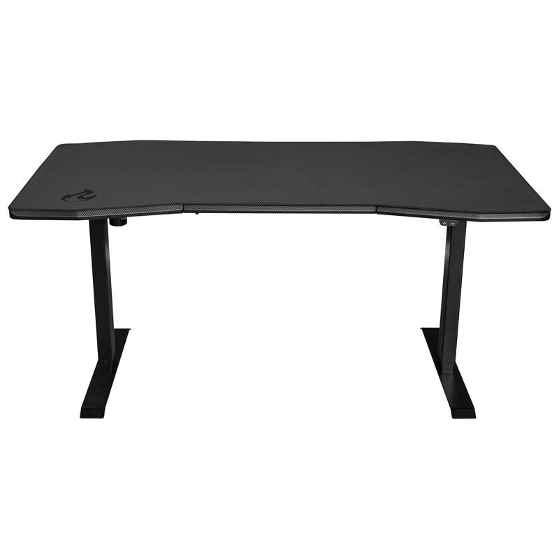 Escritorio gaming Nitro Concepts D16E NC-GP-DK-008, negro carbono, 1600x800, con altura ajustable eléctricamente