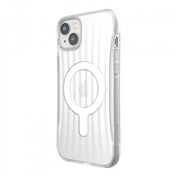Funda Raptic Clutch MagSafe X-Doria para Apple iPhone 14 Plus / 15 Plus, transparente