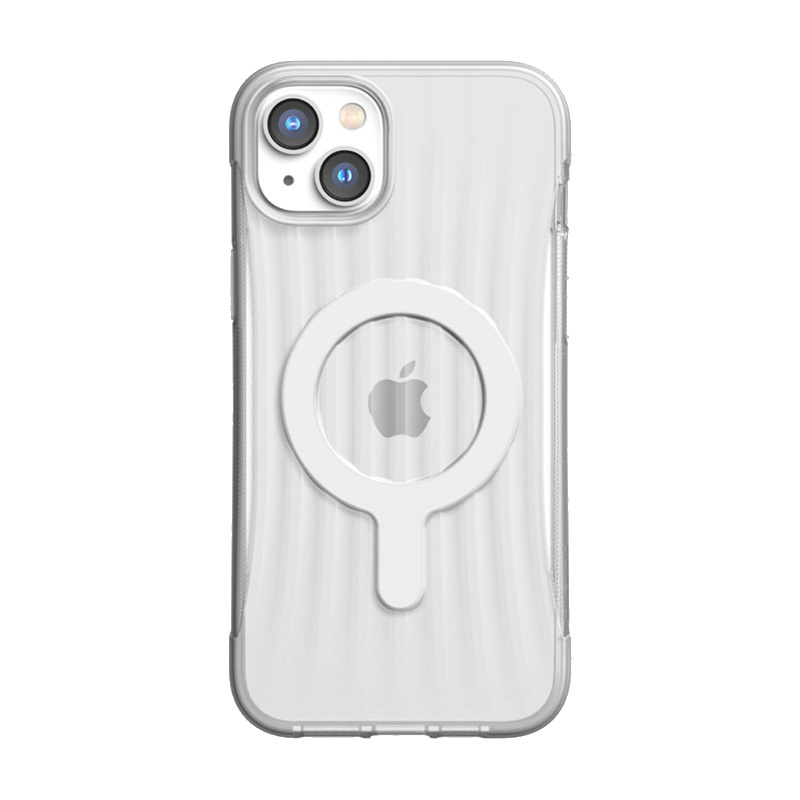 Funda Raptic Clutch MagSafe X-Doria para Apple iPhone 14 Plus / 15 Plus, transparente