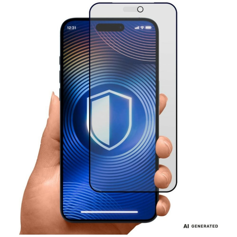 Cristal templado 3MK HardGlass Matt Max Privacy para Apple iPhone 18 Pro, mate, filtro de privacidad
