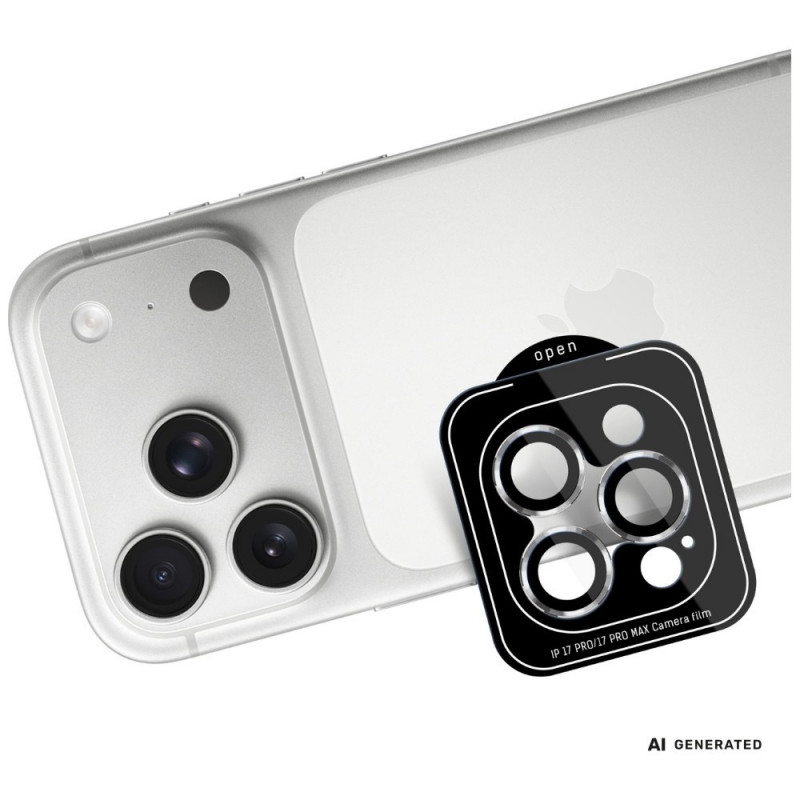 Protector de lentes para cámara 3MK Lens Protection Pro para Apple iPhone 18 Pro / 18 Pro Max, vidrio templado, azul claro