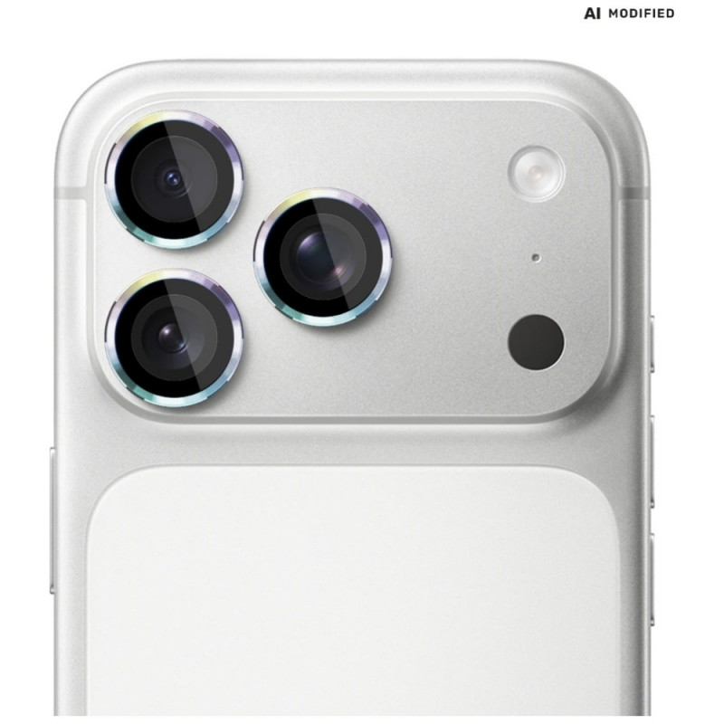 Protector de lentes de cámara 3MK Lens Protection Pro para Apple iPhone 18 Pro / 18 Pro Max, cristal templado, arcoíris