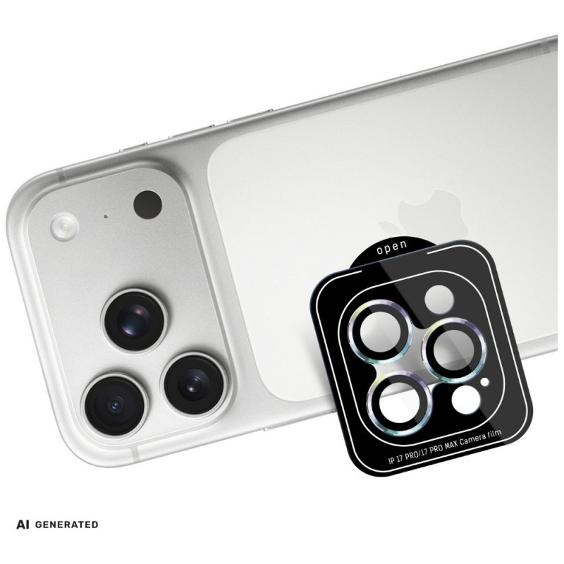 Protector de lentes de cámara 3MK Lens Protection Pro para Apple iPhone 18 Pro / 18 Pro Max, cristal templado, arcoíris
