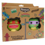 Figuras P.m.i. Kids World Fuggler S2 Swap & Style FG6215A, pack de 2 (Raphael y Donatello)