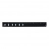 Panel frontal de fibra para montaje en rack EFB Elektronik SB-FP-6SC-S-OM4, 1U, gris, metal, 432 mm
