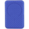 Cartera MagSafe BMW M Carbon Metal Logos, azul