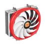 Ventilador de CPU Thermaltake NiC L32, ventilador PWM de 140 mm, aluminio y cobre, rojo, blanco