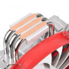 Ventilador de CPU Thermaltake NiC L32, ventilador PWM de 140 mm, aluminio y cobre, rojo, blanco