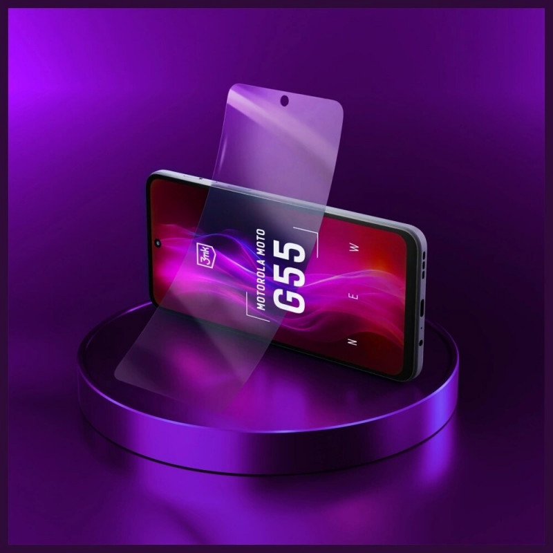 Cristal híbrido 3MK FlexibleGlass para Motorola Moto G55 5G