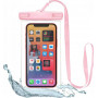 Funda impermeable universal Tech-Protect UWC7 (THP1183PINK) para dispositivos de hasta 6,9", rosa