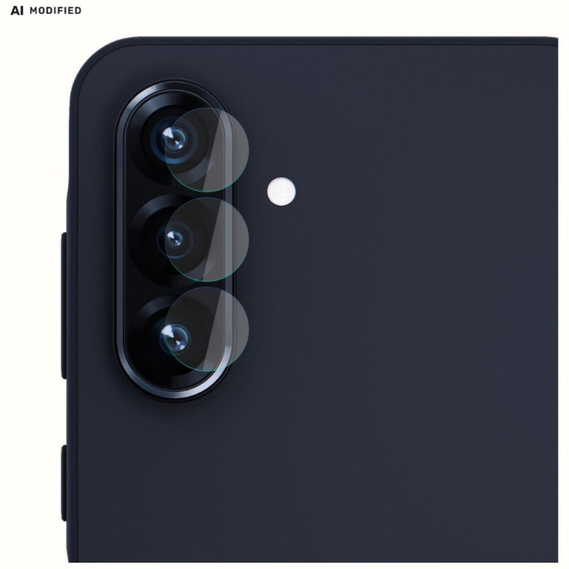 Protector de lente de cámara 3MK Lens Protection Hybrid Glass para Samsung Galaxy A36 (4 uds.)