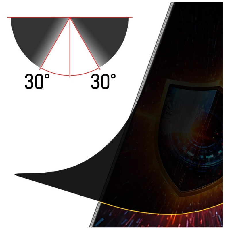 Film protector de pantalla de privacidad mate 3MK Silky Matt Privacy para Honor Magic 8 Pro