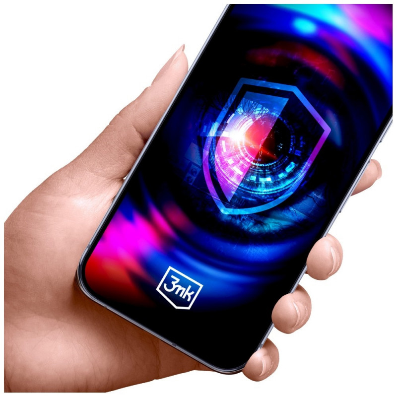 Cristal templado de privacidad 3MK HardGlass Max Privacy con aplicador para Samsung Galaxy S26+, negro