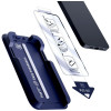 Protector de pantalla de cristal templado 3MK HardGlass Max con aplicador para Apple iPhone 13 / 13 Pro / 14 / 16e / 17e, negro