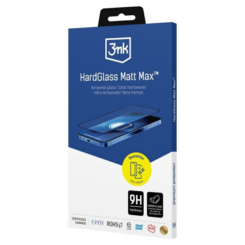 3MK HardGlass Matt Max vidrio templado mate para Samsung Galaxy S25 Ultra