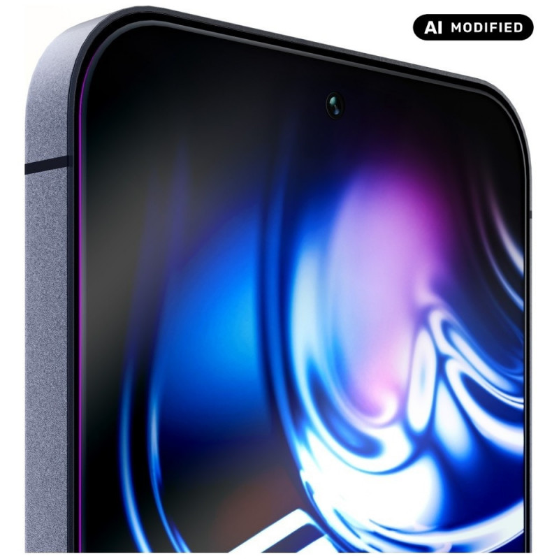 Cristal templado 3MK HardGlass Max para Apple iPhone 15 Pro, negro