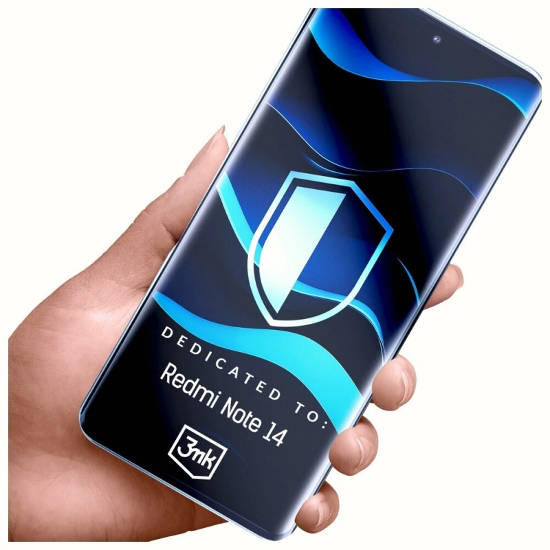 Protector de pantalla de vidrio híbrido 3MK FlexibleGlass para Xiaomi Redmi Note 14 4G